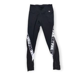 Medium Victoria secret pink leggings with mesh